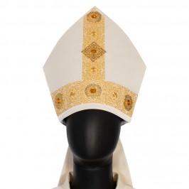 Mitria Avorio con Applicazioni