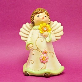 Angelo con fiore