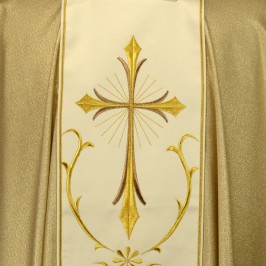 Casula con Stolone Ricamato