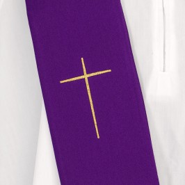 Casula Liturgica Croce Ricamata