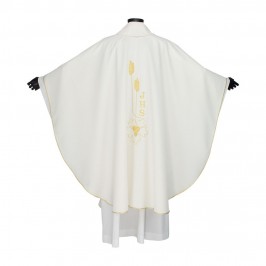 Casula con Ricamo JHS e Spighe