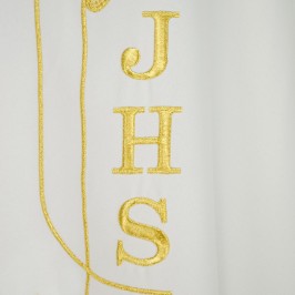 Casula con Ricamo JHS e Spighe
