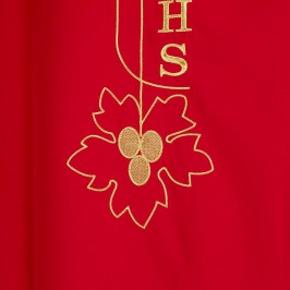 Casula con Ricamo JHS e Spighe