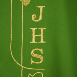 Casula con Ricamo JHS e Spighe