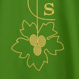 Casula con Ricamo JHS e Spighe