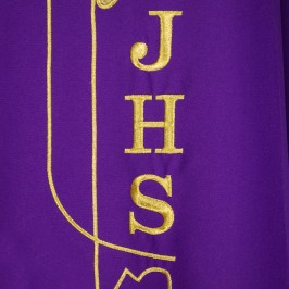 Casula con Ricamo JHS e Spighe