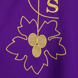 Casula con Ricamo JHS e Spighe