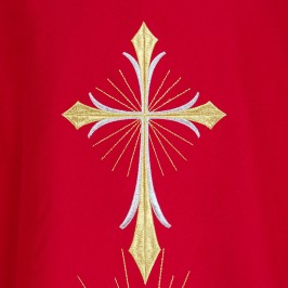 Casula Ricamo Croce Calice e Ostia