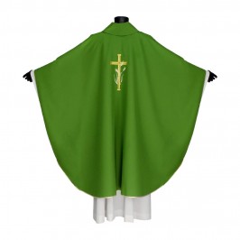 Casula Liturgica Ricamo Croce e Spighe