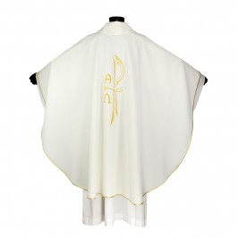 Casula con Ricamo PX Alfa e Omega