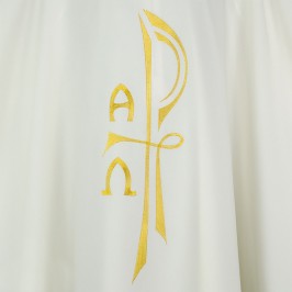 Casula con Ricamo PX Alfa e Omega