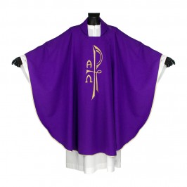 Casula con Ricamo PX Alfa e Omega