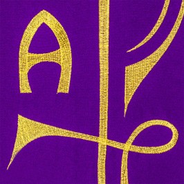 Casula con Ricamo PX Alfa e Omega