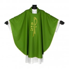 Casula con Ricamo PX Alfa e Omega