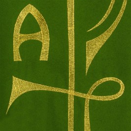 Casula con Ricamo PX Alfa e Omega