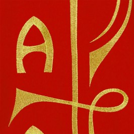 Casula con Ricamo PX Alfa e Omega