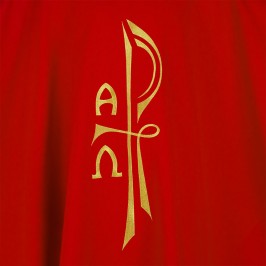 Casula con Ricamo PX Alfa e Omega