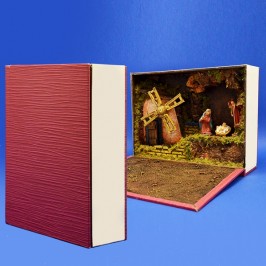 Libro con Natività e Mulino...