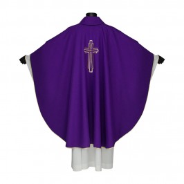 Casula con Croce Ricamata