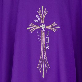 Casula in Poliestere con Ricamo Croce