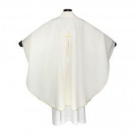 Casula con Ricamo Croce Stilizzata