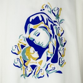 Casula con Ricamo Mariano