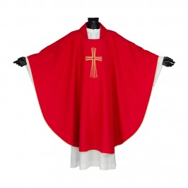 Casula Liturgica con Ricamo Croce