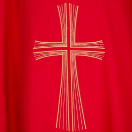 Casula Liturgica con Ricamo Croce