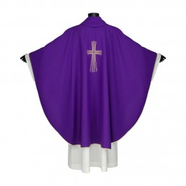 Casula Liturgica con Ricamo Croce
