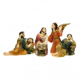 Set 3 Figure Della Passione con Angelo