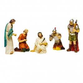 Set 5 Figure per il Presepe della Passione