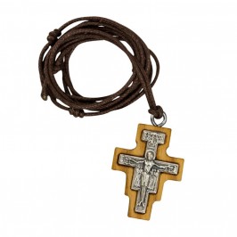 Croce San Damiano Legno e Metallo