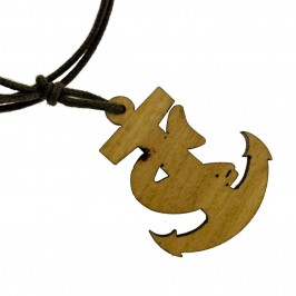 Ciondolo Ulivo Ancora Pesce 3 cm