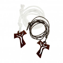 Croce Prima Comunione Legno Scuro