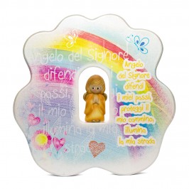 Quadretto Fiore con Angioletto