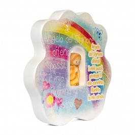 Quadretto Fiore con Angioletto