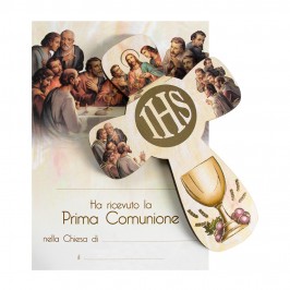 Croce Prima Comunione con Diploma