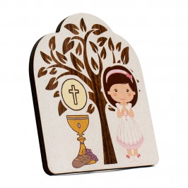 Quadretto Bimba Prima Comunione