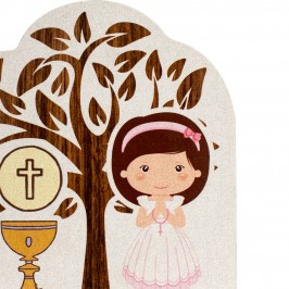 Quadretto Bimba Prima Comunione