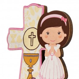 Statua con Sagoma Bimba Prima Comunione