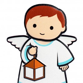 Magnete Angelo con Lanterna