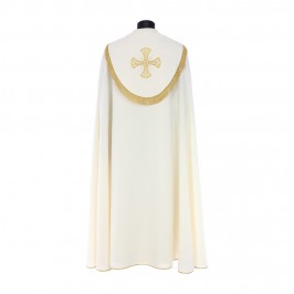 Piviale con Ricami Calice, Spighe e JHS