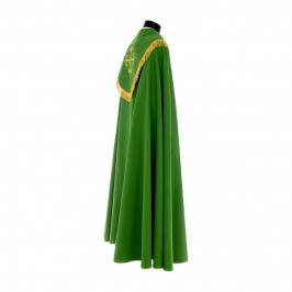 Piviale con Ricami Calice, Spighe e JHS