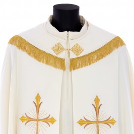 Piviale Ricamo Croce Stilizzata