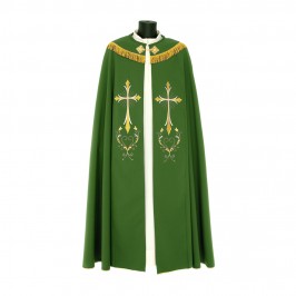 Piviale Ricamo Croce Stilizzata