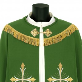 Piviale Ricamo Croce Stilizzata