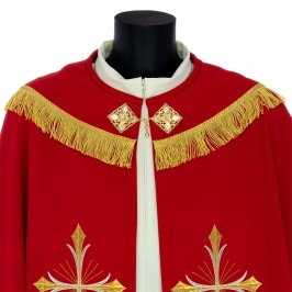 Piviale Ricamo Croce Stilizzata