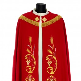 Piviale con Ricami Floreali