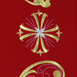 Piviale con Ricami Floreali