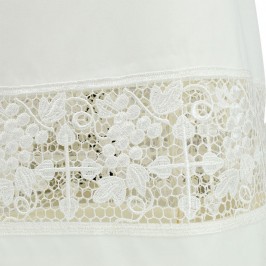 Camice Avorio con Tramezzo Macramè
